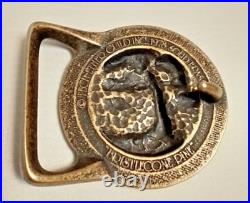 Tech Ether Guild Bristlecone Pine Brass Belt Buckle 1978 Very RARE