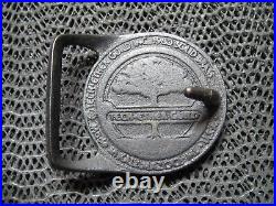 Tech Ether Guild Iris Brass Hippie Belt Buckle! Vintage! Very Rare! 1983! USA