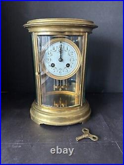 Tiffany & Co Very Rare France Antique Carriage Elepsic Clock In Bronze Chimes