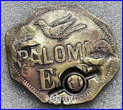 Token Paloma 2 Reales Venezuela Very Rare countermarked