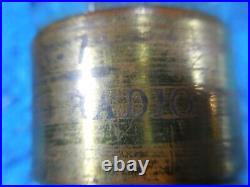 Tokyo Radio TV-7 brass base beautiful very rare tube