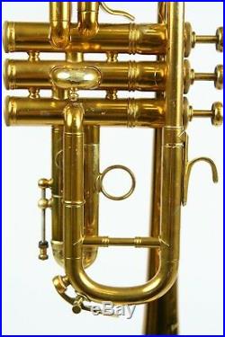 Trumpet Benge Eb/D Renso tempered bell/ Gold plated/very rare