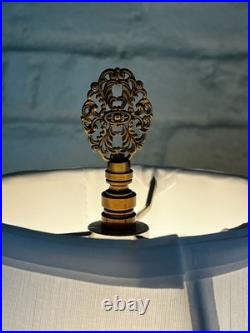 Two Pineapple Lamps Stone and Brass, Artisan Masterpieces, Very rare