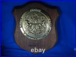 USS AMERICA CV-66 WALL PLAQUE 6 1/2 Brass Metal Emblem Very Rare