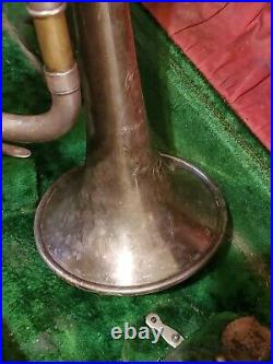 Union Label Frank Holton Trumpet! Very Rare- Fine! Distinctive Tone! Player