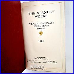 VERY RARE 1914 The Stanley Works Wrought Hardware Steel, Brass and Bronze