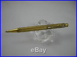 VERY RARE 1940s CARAN D'ACHE BRASS EARLY 1.18mm Gold Plated Mechanical Pencil
