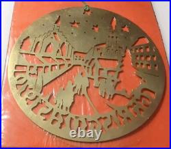 VERY RARE 1970 Brass Biedermann First Edition Ornament In Original Package NOS