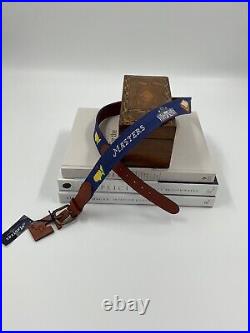 VERY RARE! 2025 Masters! Smathers & Branson Navy ANGC Icons Belt NWT Sz 38