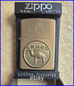 VERY RARE 60th. ANN. 1932-1992 CAMEL BRASS ZIPPO LIGHTER NEW IN BOX