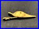 VERY-RARE-ANTIQUE-BRASS-GLASS-EYED-DUCK-Hangs-on-Wall-Holds-Notes-Receipts-01-gg