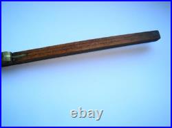 VERY RARE ANTIQUE WANTSON BOTTLE BREWERY RULER J LONG LONDON c1820 WOOD & BRASS