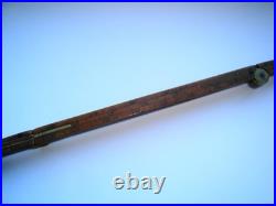 VERY RARE ANTIQUE WANTSON BOTTLE BREWERY RULER J LONG LONDON c1820 WOOD & BRASS