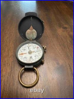 VERY RARE ANTIQUES WWll ETO Map & U. S. Army Corps Engineers Brass Compass