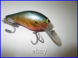 VERY RARE BAGLEY TRUE LIFE Lure. BELLY FINS OFF CENTER. Brass, Lead. MODEL/COLOR