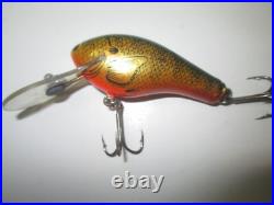 VERY RARE BAGLEY TRUE LIFE Lure. BELLY FINS OFF CENTER. Brass, Lead. MODEL/COLOR