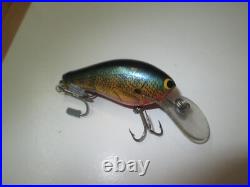 VERY RARE BAGLEY TRUE LIFE Lure. BELLY FINS OFF CENTER. Brass, Lead. MODEL/COLOR