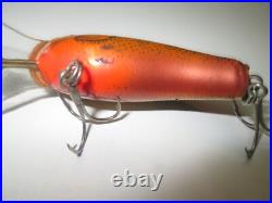 VERY RARE BAGLEY TRUE LIFE Lure. BELLY FINS OFF CENTER. Brass, Lead. MODEL/COLOR