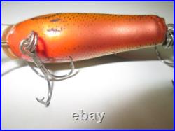 VERY RARE BAGLEY TRUE LIFE Lure. BELLY FINS OFF CENTER. Brass, Lead. MODEL/COLOR