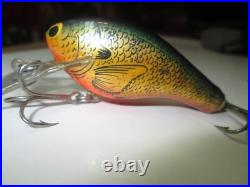 VERY RARE BAGLEY TRUE LIFE Lure. BELLY FINS OFF CENTER. Brass, Lead. MODEL/COLOR
