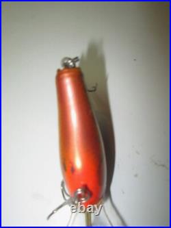 VERY RARE BAGLEY TRUE LIFE Lure. BELLY FINS OFF CENTER. Brass, Lead. MODEL/COLOR