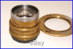 VERY RARE BRASS CARL ZEISS JENA Protar (2 cells 285 & 350 mm) lens Covers 5x7