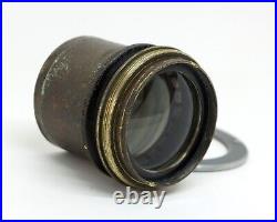 VERY RARE BRASS LENS DALLMEYER Stigmatic 10.7 F6 COVERS 8x10 inches (18x24 cm)