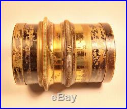 VERY RARE Brass Casket Lens Set, Emil Busch Vademecum c1899 / Rodenstock Meteor