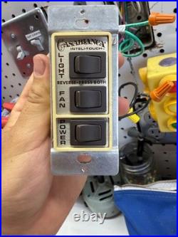 VERY RARE Bright Brass & Bright Copper Casablanca Panama Ceiling Fan