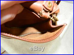 VERY RARE COACH Vintage Horseshoe Belt Bag British Tan Brass LN