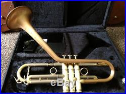 VERY RARE Carol Brass Trumpet Dizzy Signature Model Perfect Screamer for Jazz