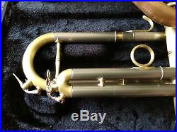 VERY RARE Carol Brass Trumpet Dizzy Signature Model Perfect Screamer for Jazz