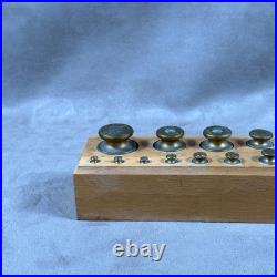 VERY RARE Complete weight set for antique brass scale from 1gr to 200gr VERY RARE Complete weight set for antique brass scale from 1gr to 200gr