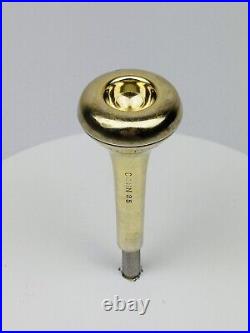 VERY RARE Conn 25 Gold Tone Cornet Mouthpiece in Very Good Condition for 80 y/o