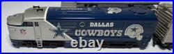 VERY RARE Dallas Cowboys Danbury Mint 5 Piece Train Set Original Box with Cert