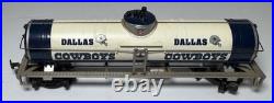 VERY RARE Dallas Cowboys Danbury Mint 5 Piece Train Set Original Box with Cert