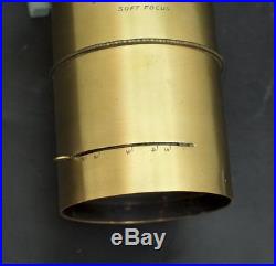 VERY RARE! Dallmeyer Bergheim Brass Soft Focus Lens No 1 wet plate 8x10