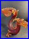 VERY-RARE-Daum-Crystal-Pate-de-Verre-8-Amber-Dragon-withBrass-Horns-Perfect-01-czfb