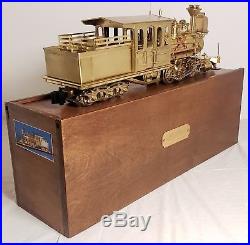 VERY RARE Delton Brass Breckenridge Mason Bogey 2-6-6T G Scale Steam Engine