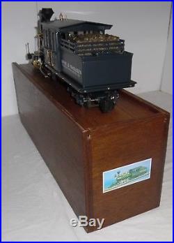 VERY RARE Delton Brass Hovey & McCracken Mason Bogey 2-6-6T G Scale Steam Engine