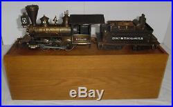VERY RARE Delton Brass Quincy & Torch Lake Old Time Mogul 2-6-0 Steam Engine