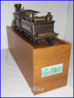 VERY RARE Delton Brass Quincy & Torch Lake Old Time Mogul 2-6-0 Steam Engine