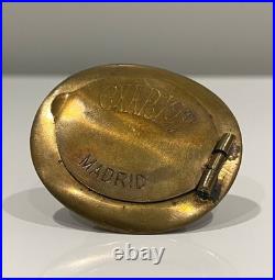 VERY RARE! Early-20th C. Brass Charlie Chaplin Charlot Bowler Hat form Snuff Box