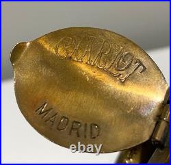 VERY RARE! Early-20th C. Brass Charlie Chaplin Charlot Bowler Hat form Snuff Box