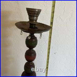 VERY RARE Emerald Green Vintage Antique Persian King Tall Decorative Hooka