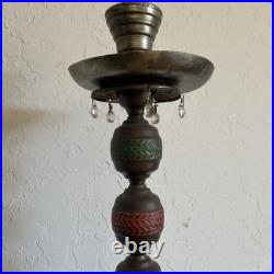 VERY RARE Emerald Green Vintage Antique Persian King Tall Decorative Hooka