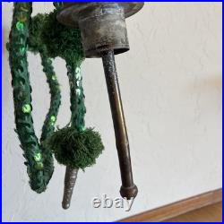 VERY RARE Emerald Green Vintage Antique Persian King Tall Decorative Hooka