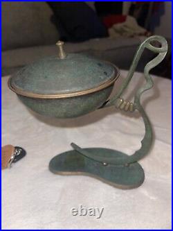VERY RARE FIND! Mid Mod Brass Candy Dish 1950s