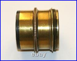 VERY RARE HUGO MEYER ARISTOSTIGMAT BRASS Lens F=240mm F5.5 COVERS 8x10 18x24 cm