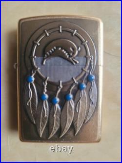 VERY RARE INDIAN DREAM CATCHER BRASS 2005 ZIPPO LIGHTER MINT IN BOX Brand New